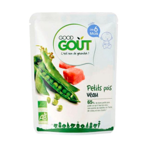 GOOD GOUT BIO Hrášek s telecím masem 190 g