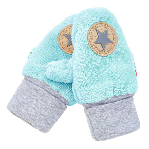 LITTLE ANGEL Rukavice s palcem Mazlík bambus Outlast® 2 sv.mint