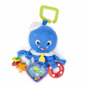 BABY EINSTEIN Hračka aktivní chobotnička na C kroužku Octopus™ 0m+