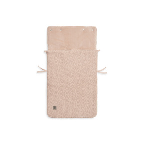 Fusak do autosedačky River Knit Pale Pink