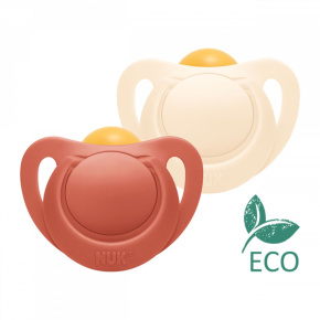 Latexový dudlík NUK For Nature 6-18 m 2 ks box červená Červená 6-18 m