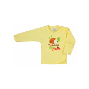 Kojenecká košilka Bobas Fashion Ježek žlutá Žlutá 62 (3-6m)