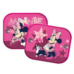 Stínítka do auta 2 ks v balení Minnie Mouse růžová Růžová 