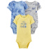 CARTER'S Body krátký rukáv Blue Ocean chlapec 3ks NB/ vel. 56