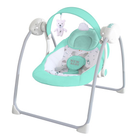 Dětské houpací lehátko NEW BABY TEDDY Mint Zelená 