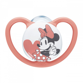 Šidítko Space NUK 6-18m Disney Mickey Mouse červená Červená 6-18 m