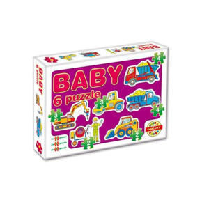 Dětské Baby puzzle Fialová 