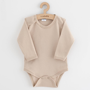 Kojenecké body New Baby Classic II světle béžové Béžová 80 (9-12m)