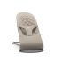 BABYBJÖRN Lehátko Bliss Sand Grey Woven, tmavě šedá konstrukce