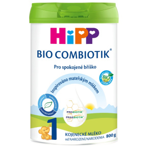 HiPP BIO Výživa počáteční mléčná kojenecká Combiotik® 1 DÓZA od narození, 800 g