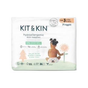 KIT & KIN Pleny jednorázové eko 3 (6-10 kg) 34 ks