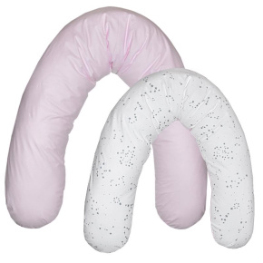 EKO Polštář na kojení Light Pink 180 cm